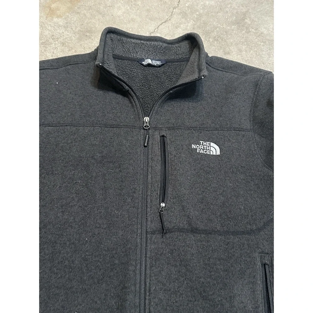 The North Face Gordon Lyons Sweater Fleece Jacket Full Zip XL NF0A33R5 Black‎